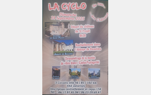 La Cyclo "Au tour des Châteaux" - St Projet