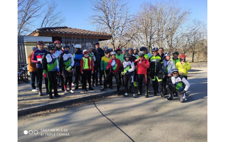 RENCONTRE  avec les CYCLOS de CAUSSADE à BACH 